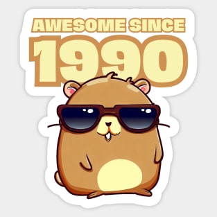 Awesome since 1990 Sticker